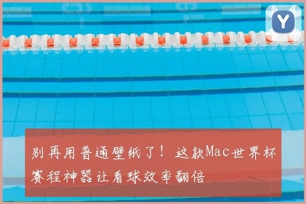 别再用普通壁纸了！这款Mac世界杯赛程神器让看球效率翻倍